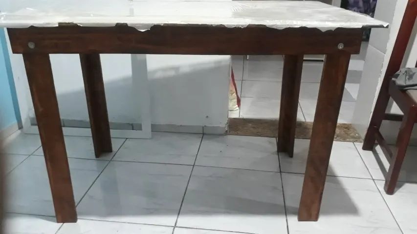 Mesa de Madeira Feita a Mão - Foto 3