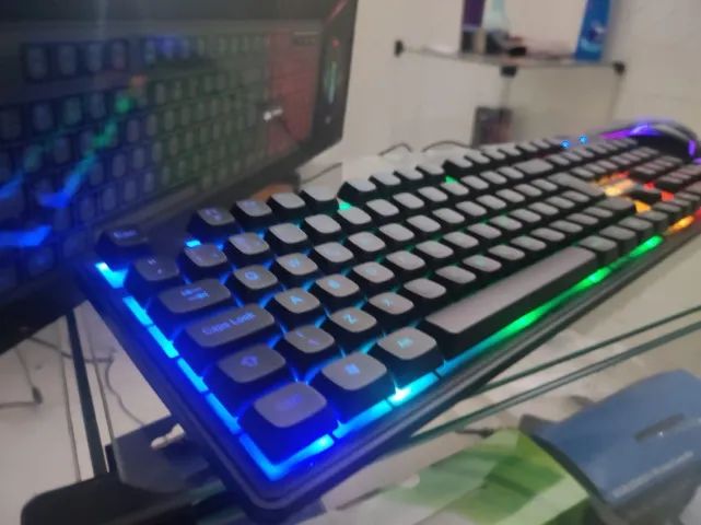 Kit teclado e mouse gamer - Novo  - Foto 2