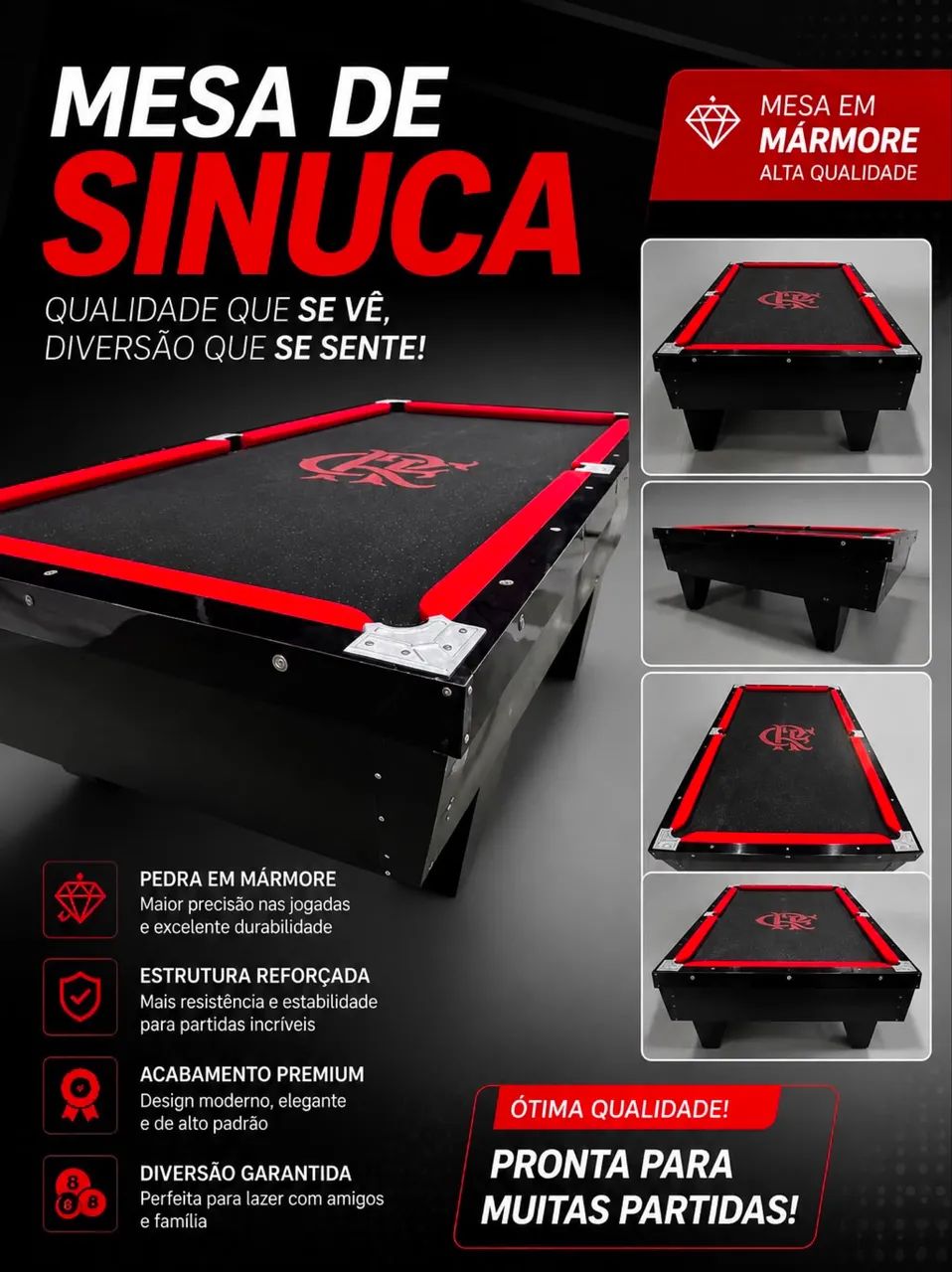 Venda mesa de sinuca 