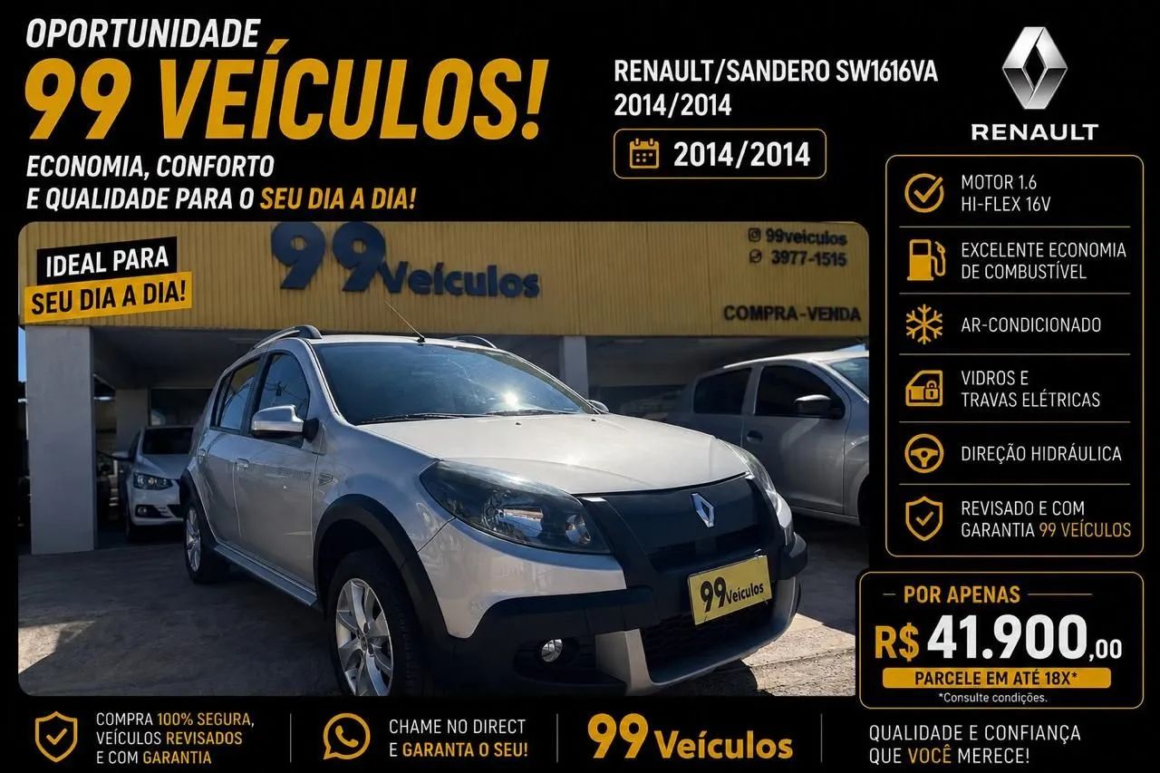 Renault Sandero Stepway Hi-flex 1.6 16V 5P Aut. 2014