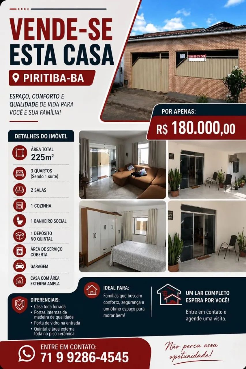 Vende-se casa 