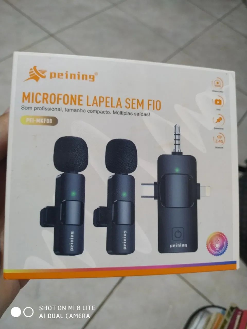 Microfone lapela