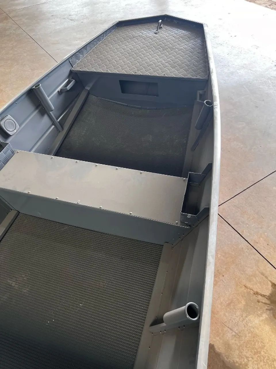 Barco casco de alumínio borda elevada - Foto 4