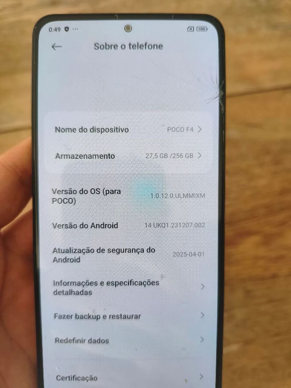 Poco F4 - 256gb e 8gb de ram - Foto 3