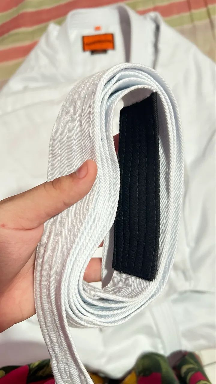Kimono Jiu-jitsu branco - Foto 3