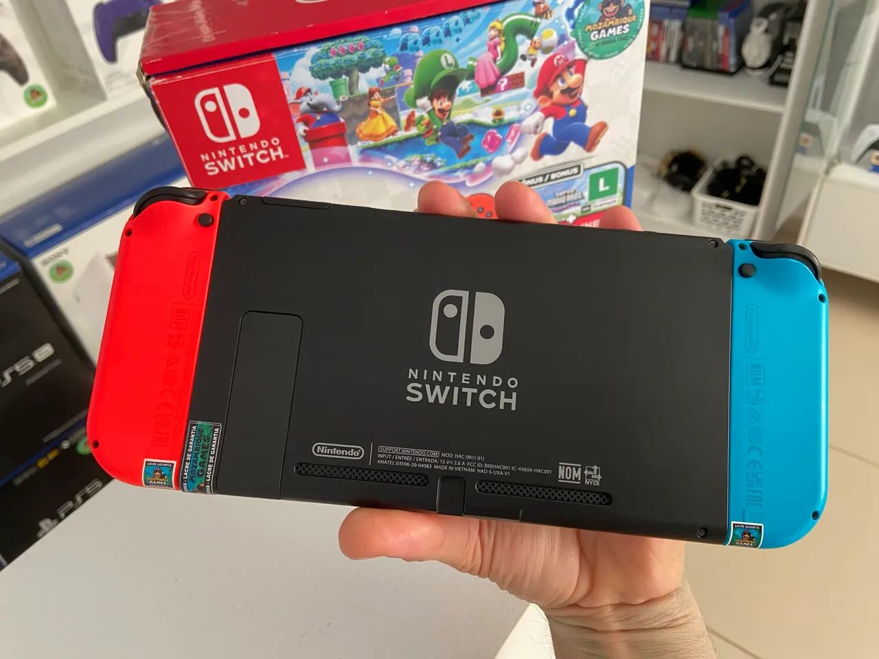 Nintendo Switch + 2000 Mil Jogos ( Loja Física ) - Foto 3
