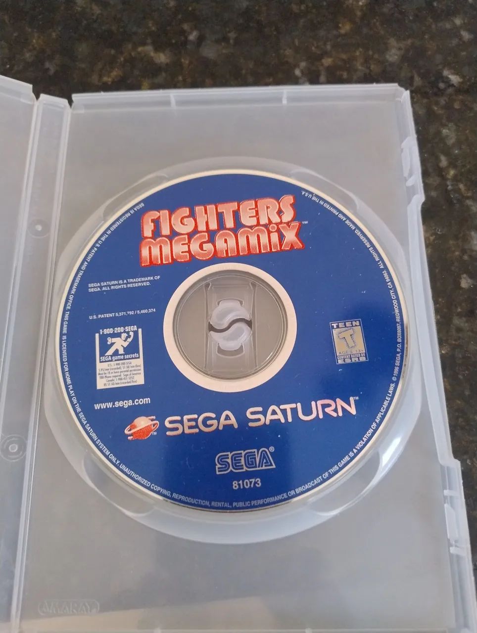 Jogo Sega Saturn Fighters Megamix 