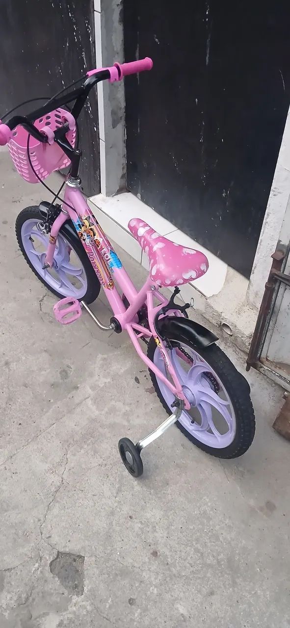 Bicicleta aro 16cor rosa  - Foto 5
