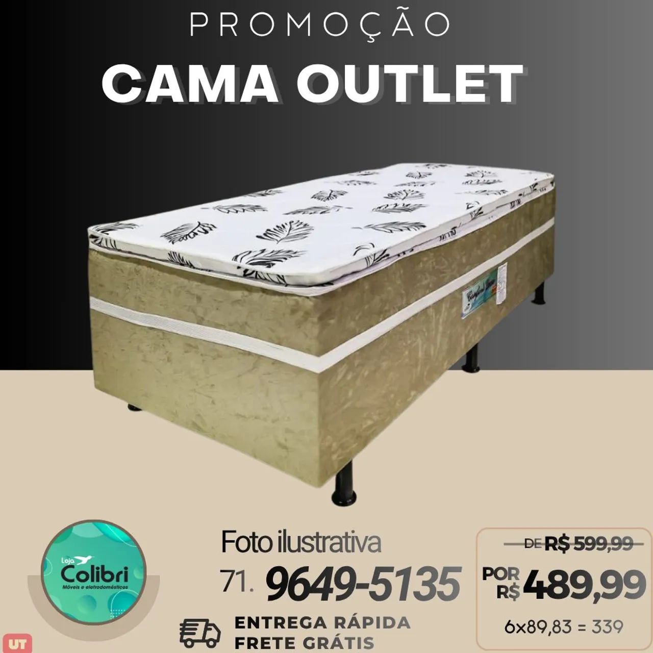 Cama Box Solteiro  - Foto 4