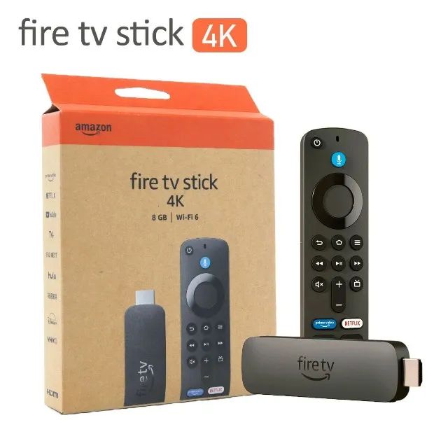 Amazon Fire Tv Stick 4k 2ª geração - Lançamento - Novo e Lacrado na caixa