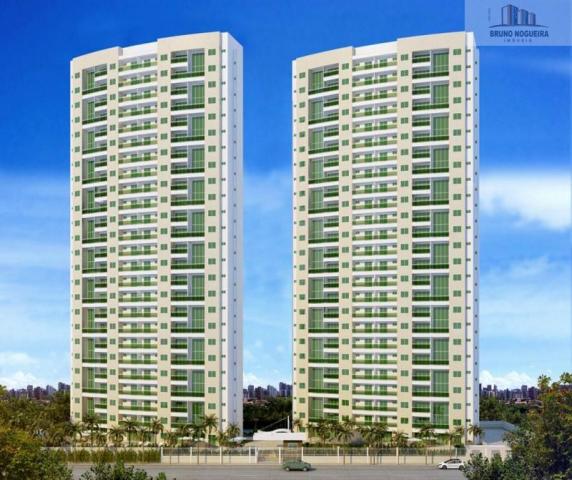 Apartamento novo de 80 metros com 3 quartos no coco - Foto 3