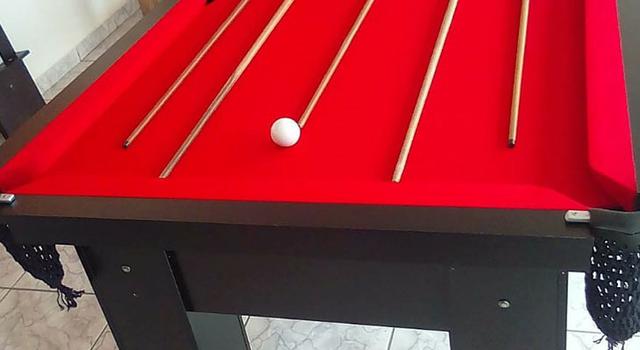 Mesa de Bilhar e Sinuca 4 pés Modelo RT9633 - Foto 4
