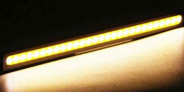 Barra de Led Cob 12v kit 2 Unid.  Carro Moto Amarelo Arduino COD-CP330 