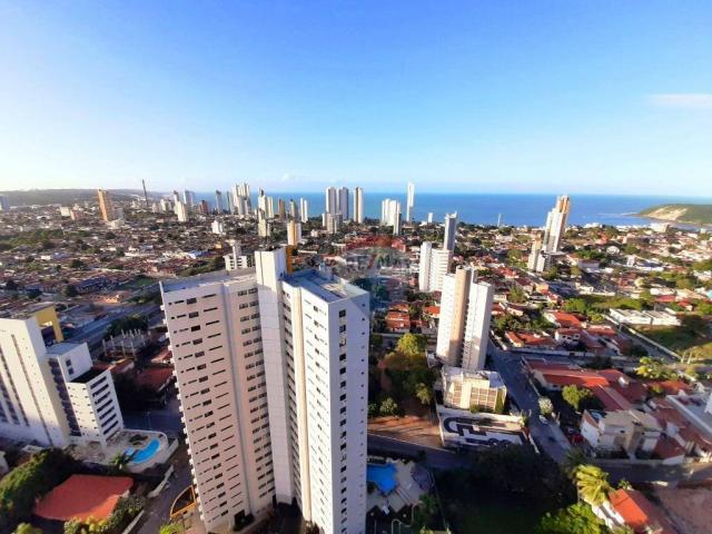 Apartamento mobiliado em Ponta Negra, andar alto e linda vista - Foto 4