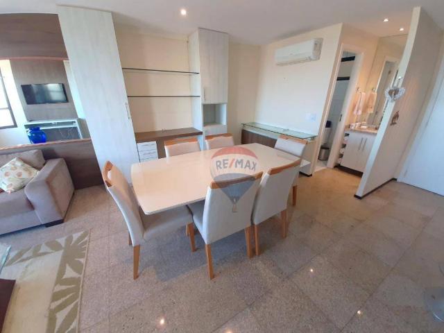 Apartamento mobiliado em Ponta Negra, andar alto e linda vista - Foto 10