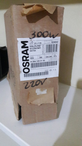 Lampadas halogena 300 de 220v osram - Foto 2