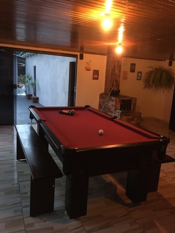 Mesa Charme Redinha Tecido Vermelho Mod. 177CY4CQ - Foto 2