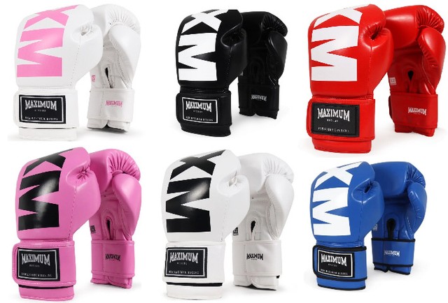 Par Luva MXM Maximum Boxe Muay Thai Kick Boxing