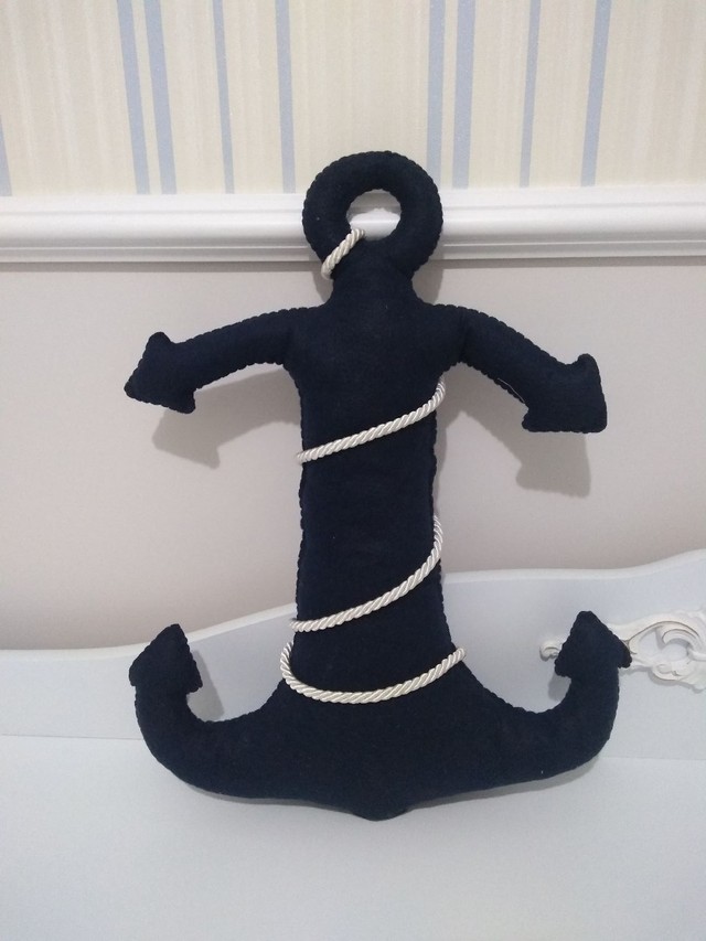 Almofada de âncora para decoração de quarto de bebê