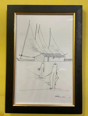 8 Quadros; Desenhos do Artista Cearense Matheus;