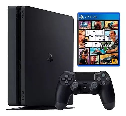 Playstation 4 Slim com 3 jogos grátis - Videogames - Menino Jesus