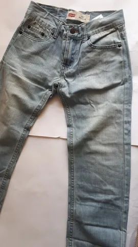 Calça Jeans Infantil Masculina tam 8 Levi'S semi nova ótimo estado - Foto 3