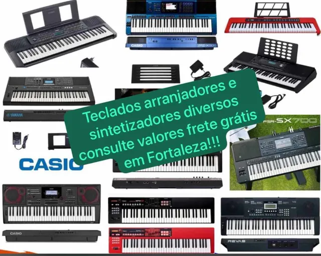 Teclado Sintetizador Casio XWP1 5/8 Profissional - Infolaser Instrumentos  Musicais