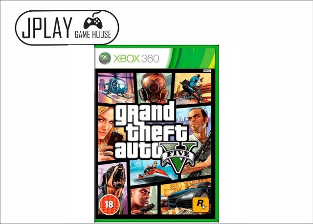 Jogo Xbox 360 GTA 5 Dvd 2 discos LT 3.0 - Desbloqueado