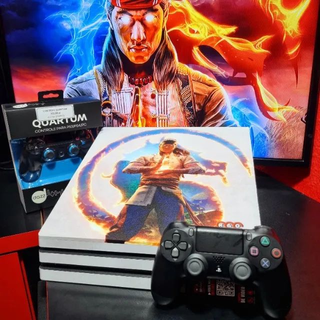 Controle playstation 4 pro com skin