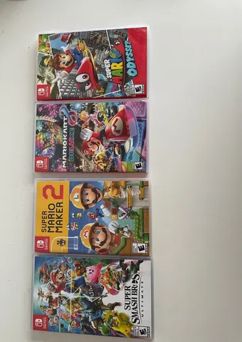 Ofertas de jogos nintendo switch-super mario odyssey-edição stander-jogos  cartucho físico