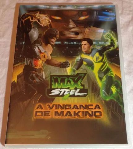 Dvd Original Max Steel A Vingança De Makino - Animação Livre