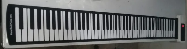 24 teclas de música piano teclado jogar esteira com 4 modos de