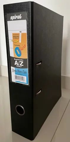 Kit Pasta registradora A/Z Spiral | Fichário