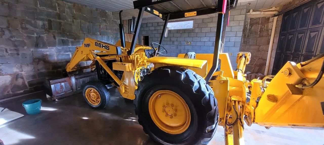 Retroescavadeira massey ferguson 86hs  - Foto 4