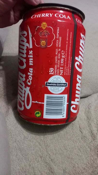 Lata antiga chupa chups cola mix  ano 1999 - Foto 3