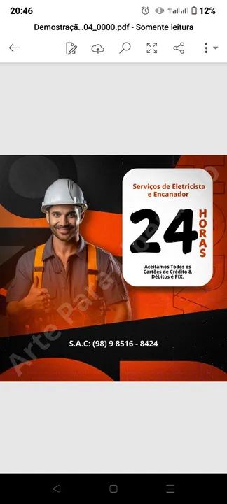 Eletricista e Encanador 24 horas