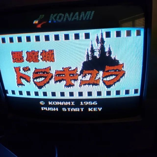 Jogo Castlevania para Nintendo Disk System funcionando - Foto 3