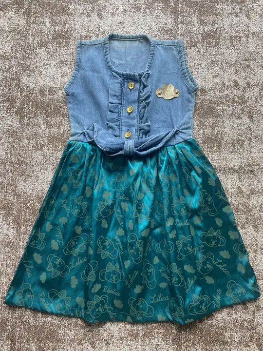 Vestido Jeans Lilica Ripilica Infantil