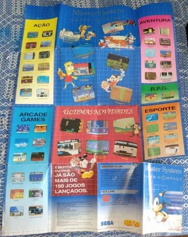 ( Leia ) Pôster Sonic 2 Master System Super Compact - Foto 2