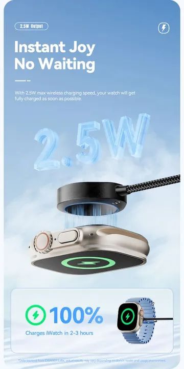 Carregador Magnético 2.5W para Apple Watch - Foto 4