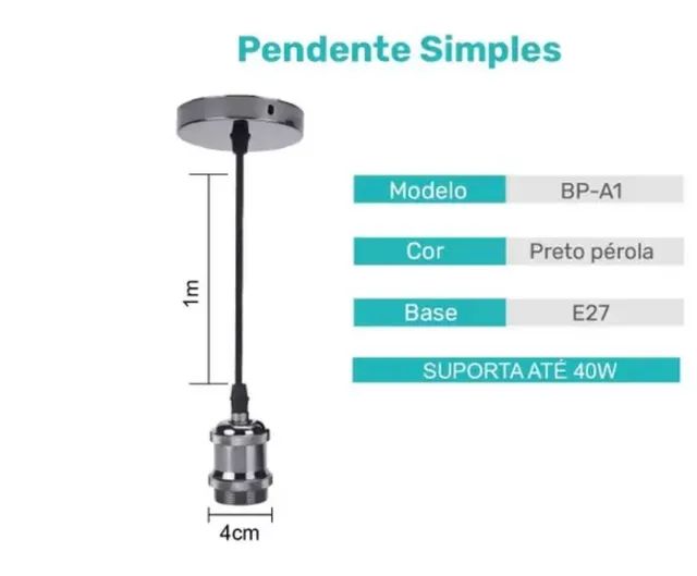 Kit 3 pendente  - Foto 2