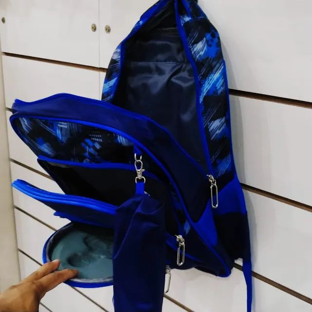 Mochila Costa Com Estojo 3d Dy Pers 42x32cm Da22294 Promoç - Capitão America - Foto 2