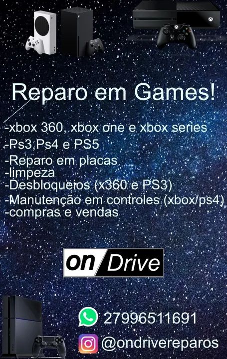 Conserto de Vídeo Games 