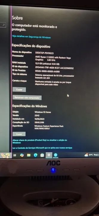 Monitor Gamer Completo - R$ 2.500 - Foto 2