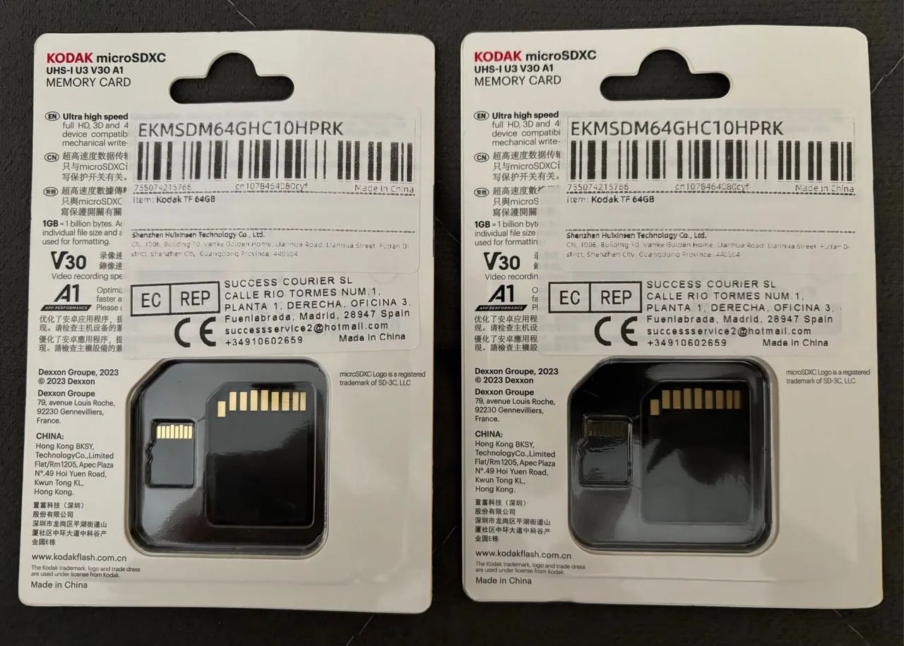 Kodak MicroSDXC UHS-I U3 V30 A1 Cartão de Memória SD Card - Foto 2