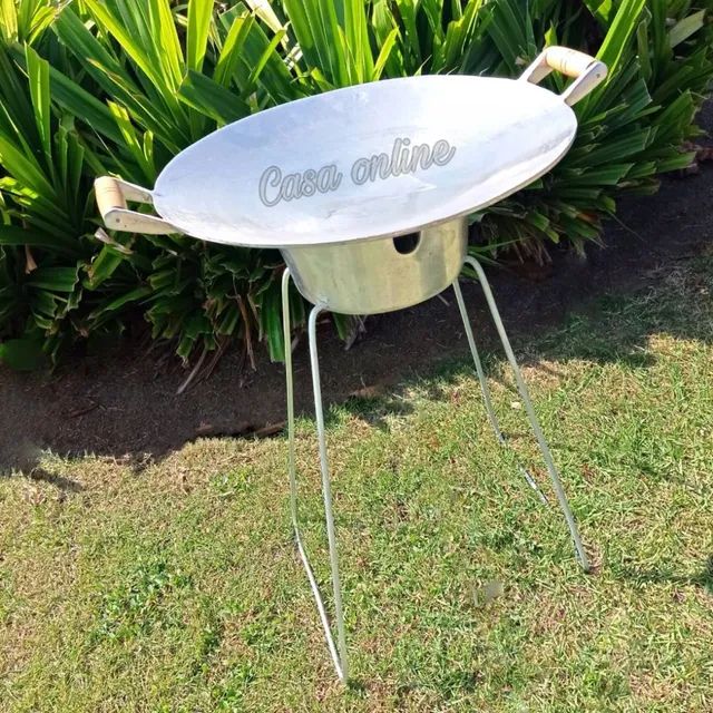 DISCO ARADO EM ALUMÍNIO BATIDO - PÉS DE 70CM 