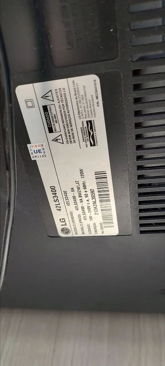 Tv LG 42LS3400 + Painel  - Foto 2