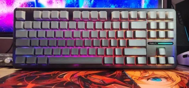 Teclado Mecânico AulaF87 Pro Wireless 