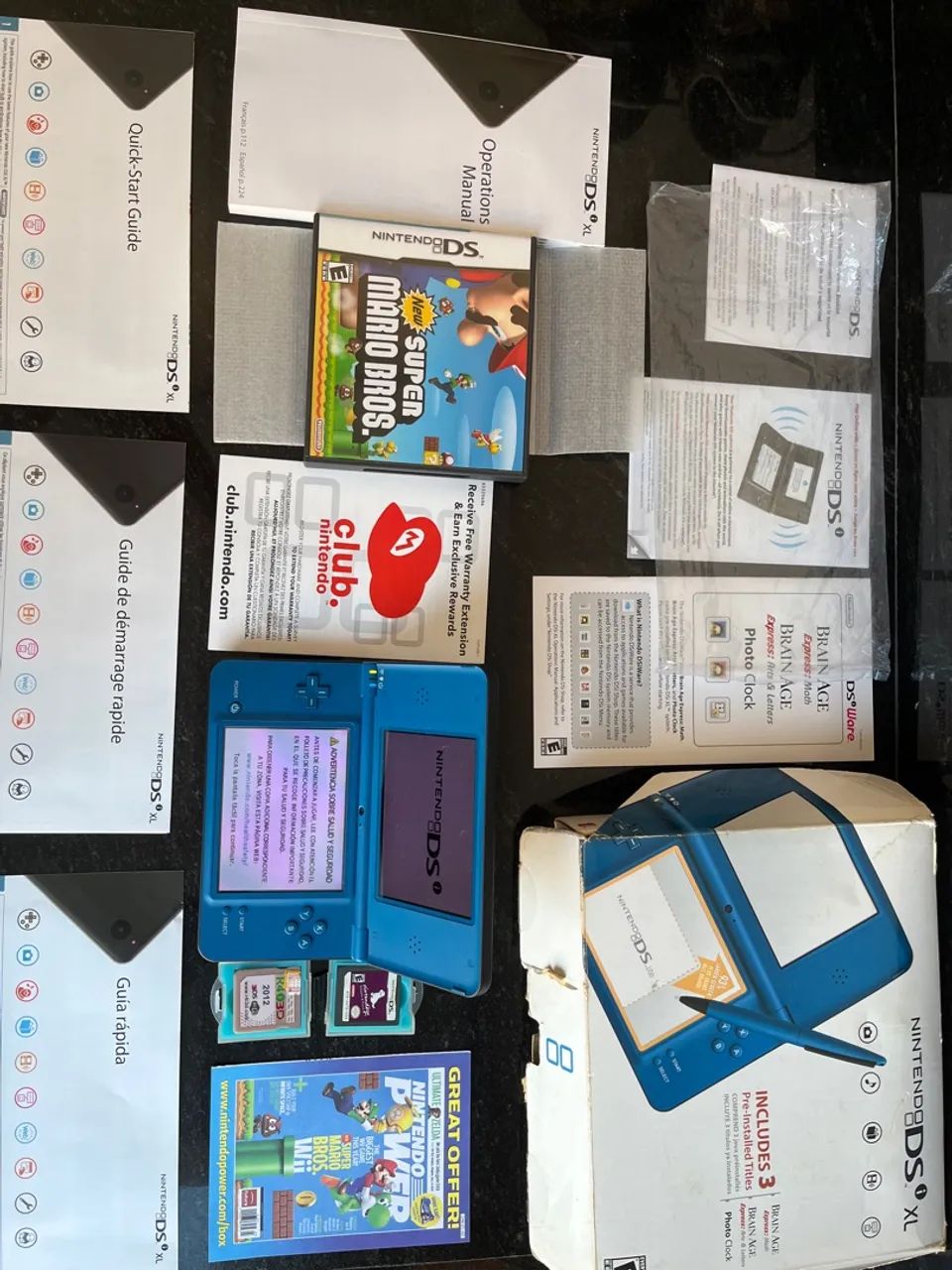 Nintendo DS XL Azul