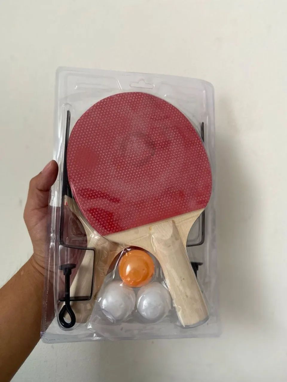 Kit Ping Pong Javick - 2 Raquetes, 3 Bolinhas e Rede - Foto 3